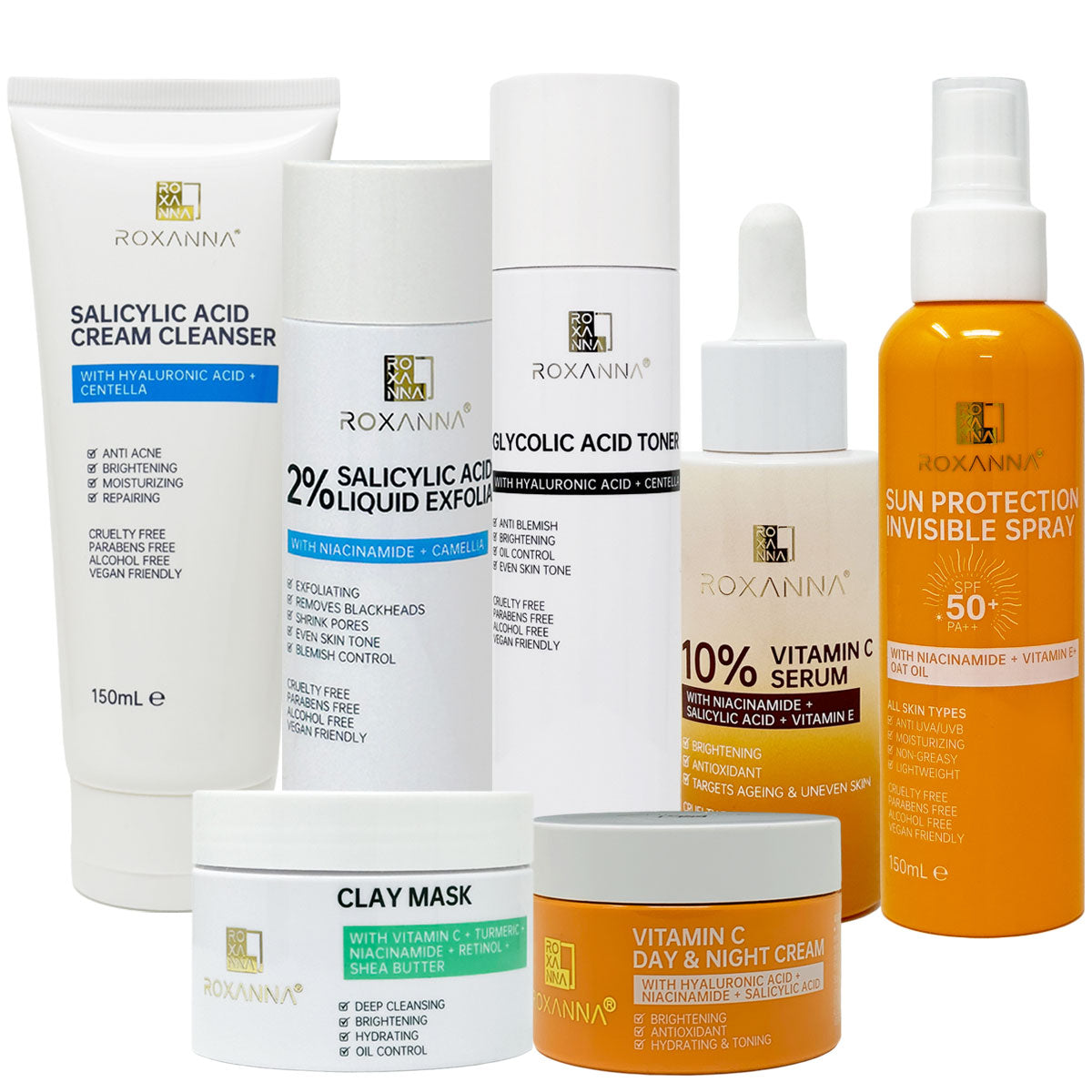 Vitamin C Set - Glowing Skin (7 face products)